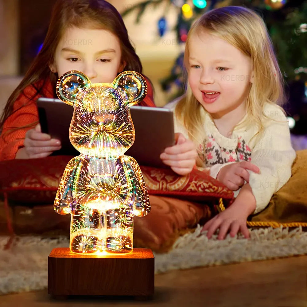 3D Vuurwerk Sfeerlamp Magisch Projectielicht StarBear