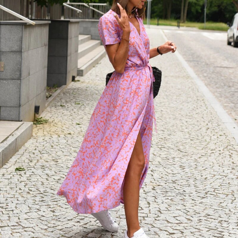 Anna – Dames Jurk met Bloemenprint voor Lente/Zomer