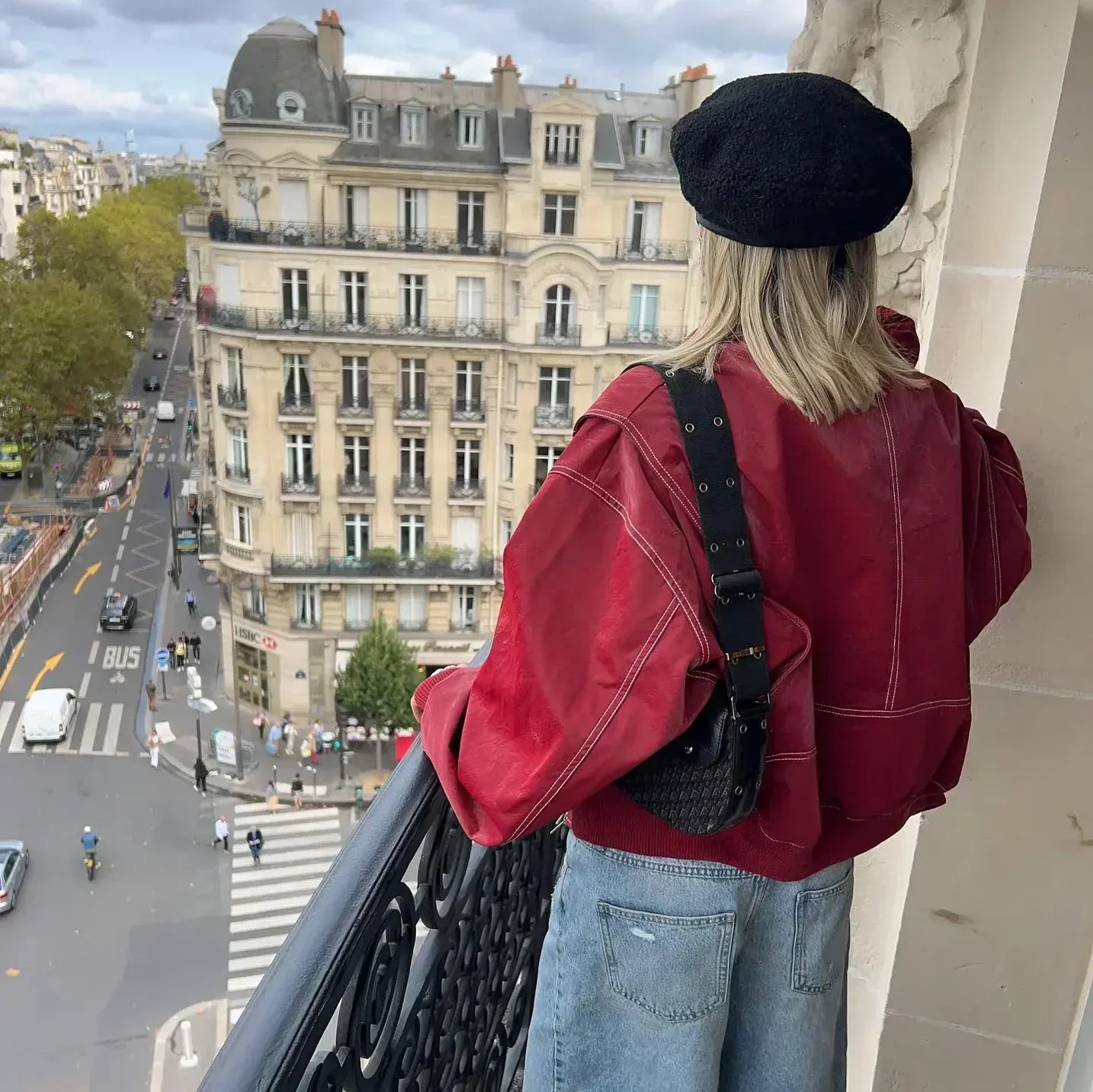 Dames Oversized Leren Jas Rood – Trendy & Stoer