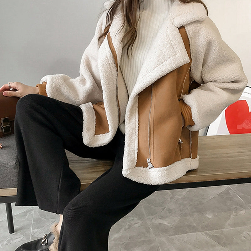 Vintage Leren Jasje Beverly Stijl