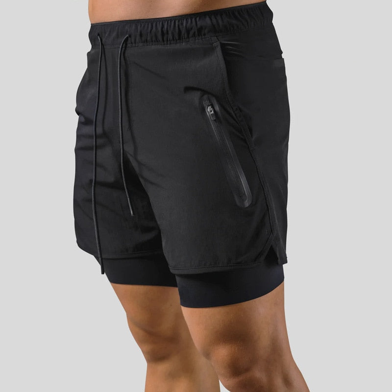 Sportbroek 2-in-1 Trainingsbroek voor Mannen Workout