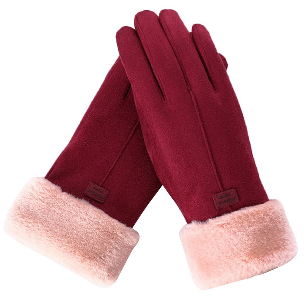 Warme Furry Handschoenen Zacht en Comfortabel