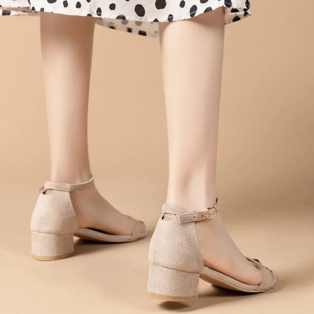 LuxeLijn Beige Hakken