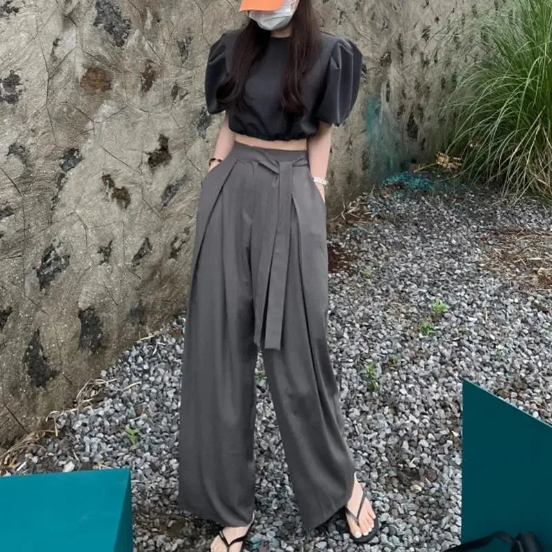 Saraya Elegante Kanten Plooibroek
