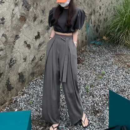 Saraya Elegante Kanten Plooibroek
