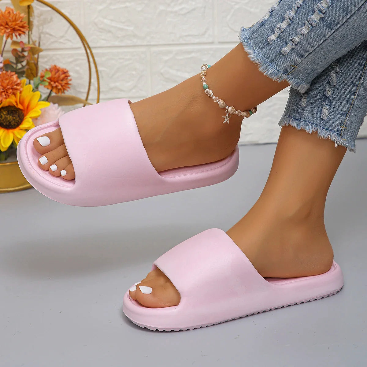 Aurora Chic Comfortabele Zomerslippers