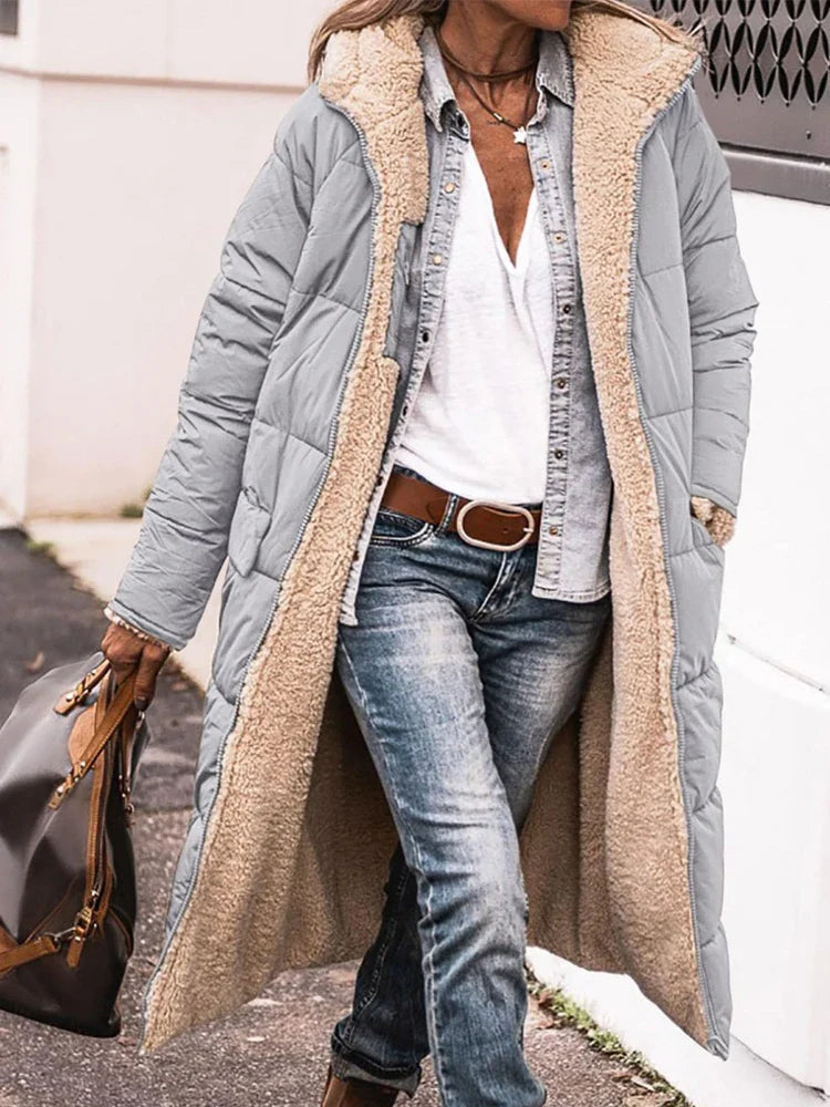 WinterElegance Katoenen Winterjas voor Dames