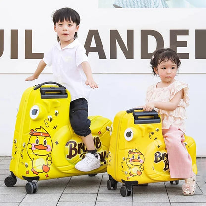 Kinderzitkoffer Scooter met Zitplaats voor Peuter - Mode Vibes