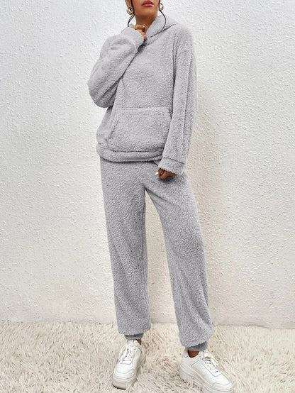 Dames Lounge Set Zacht met Hoodie en Broek