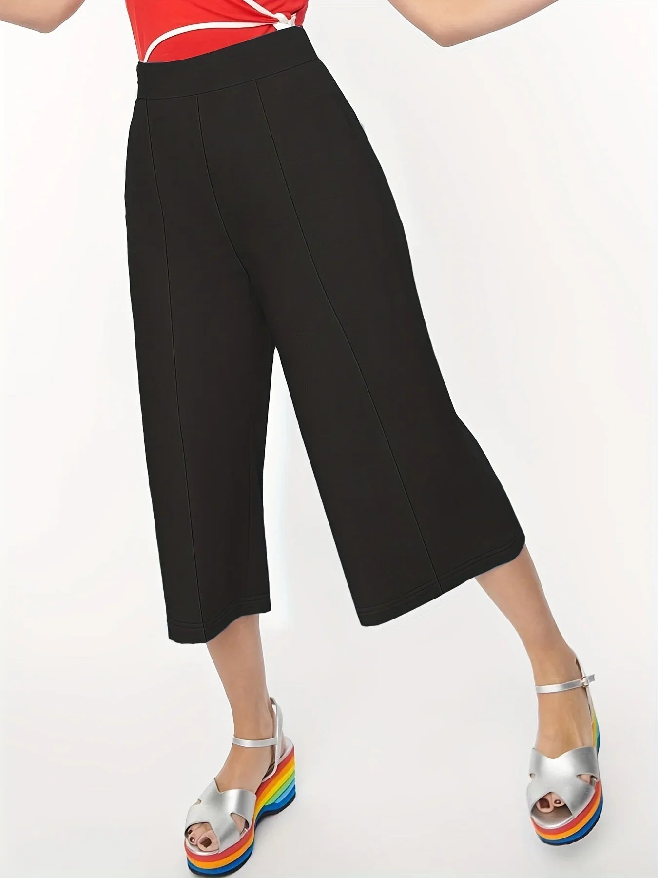 Luminia Zomer Plus Size Wijde Broek