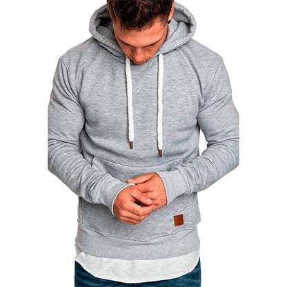 Heren Hoodie Casual met Buidelzak Zacht en Praktisch