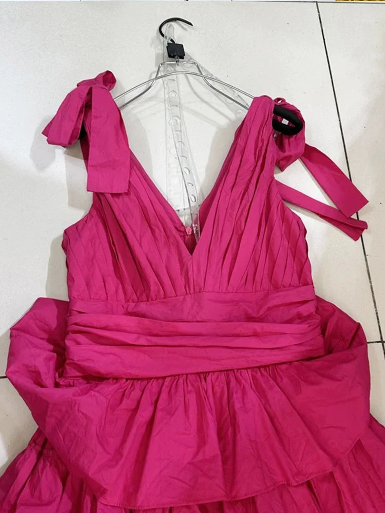AriaGlam Zomerjurk met V-Hals