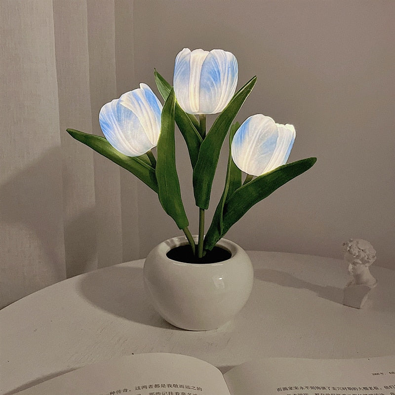 Tulpen Nachtlamp Kleurrijk Dimbaar