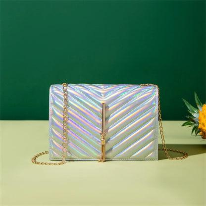 ChiqueGlam Mini Tas met Franjes en Flap
