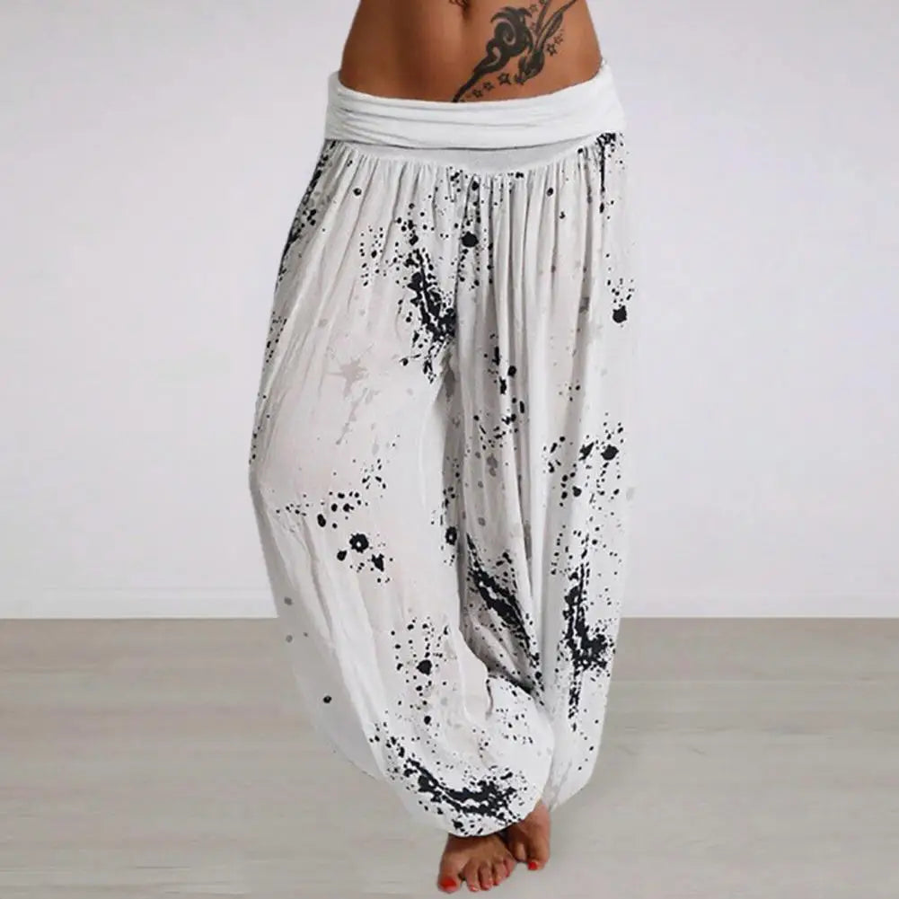 Dames Broek Tie Dye Print Zomerbroek - Mode Vibes