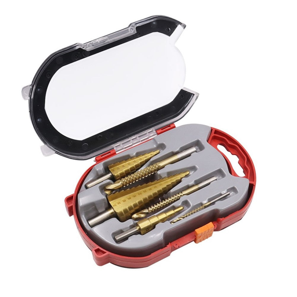 Titanium Boorset 6-delige Set voor Metaal en Hout