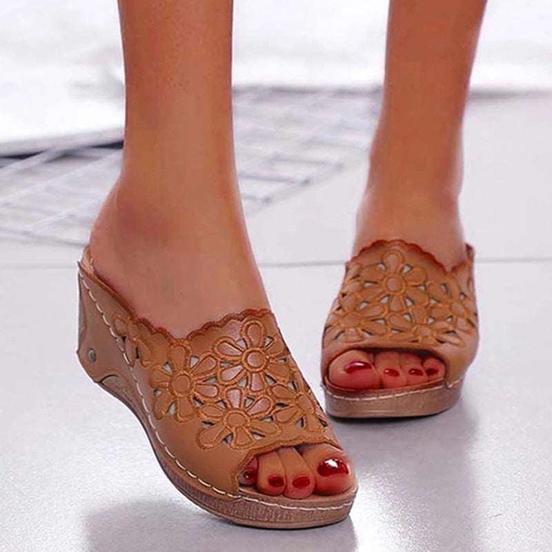 Orthopedische retro sleehakken voor dames