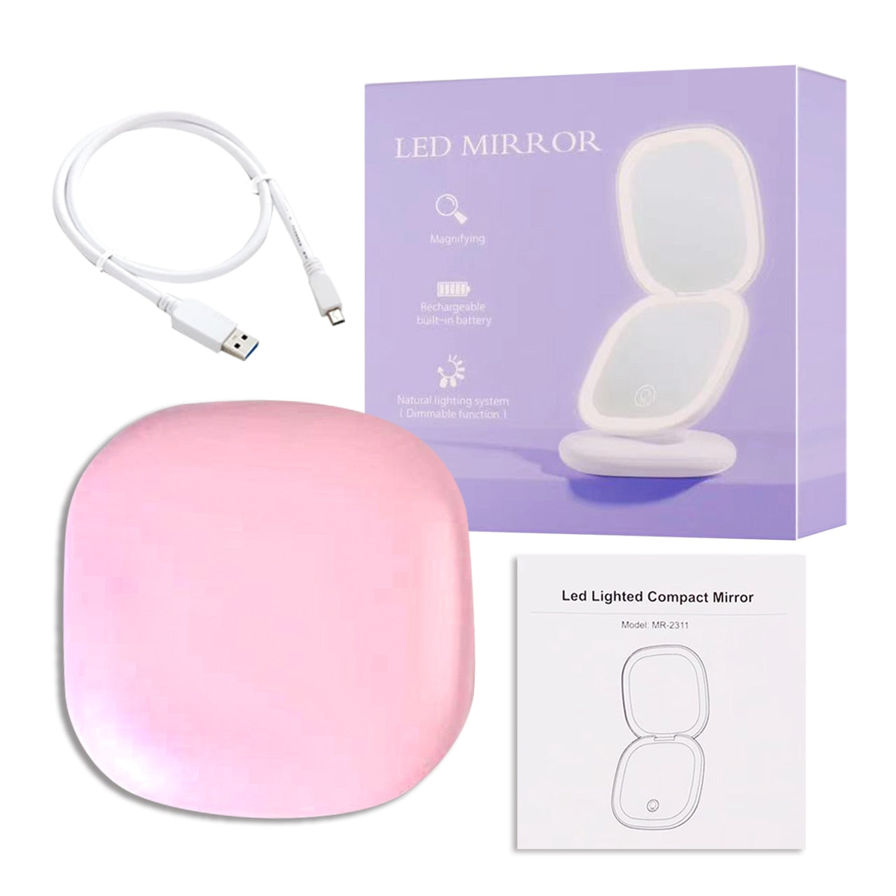 Verlichte Makeup Spiegel Met LED Licht