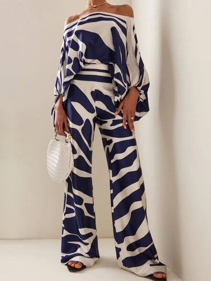 Tweedelige off-shoulder set