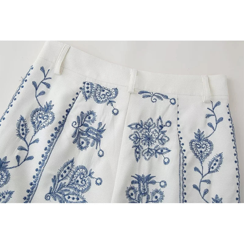 ChicZebra Vintage Wijde Broeken