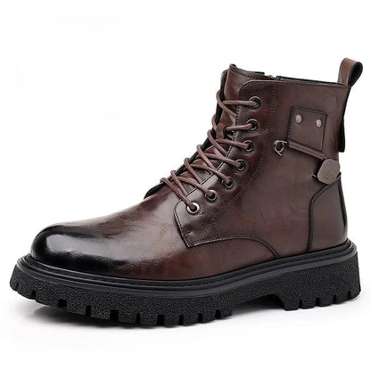 Herenboots Robuust Outdoor met Vetersluiting Waterdicht