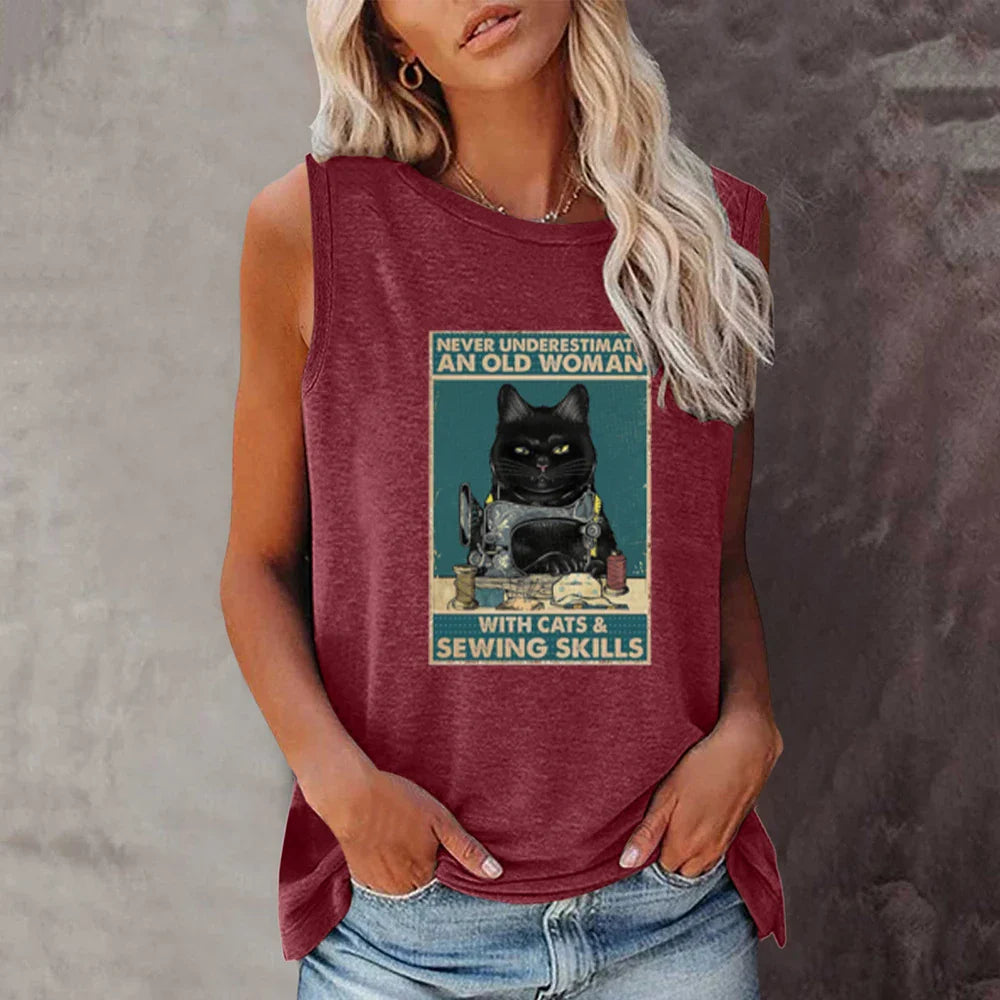 Seeyoushy Katten Naai T-shirt