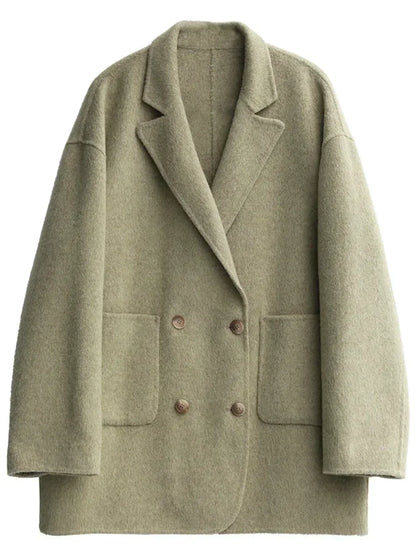 Damesjas Wollen Luxe Aurora Warm