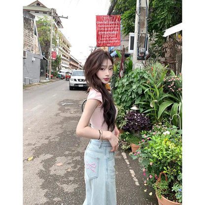 Liora Vintage Strik Jeans