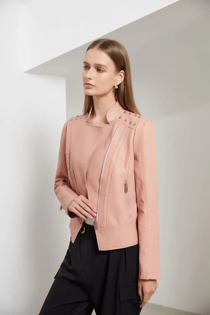 Leren Jas Carmie Stijlvol Uniek Design