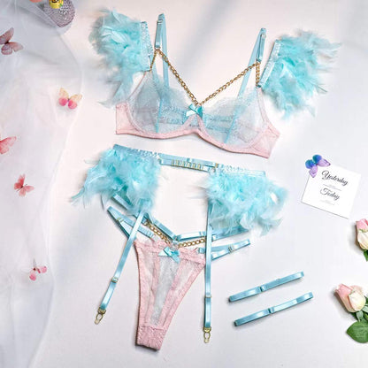 Lingerie Set 3-delig voor Vrouwen Sexy en Comfortabel