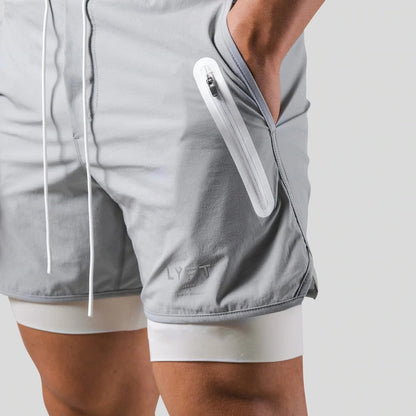 Sportbroek 2-in-1 Trainingsbroek voor Mannen Workout