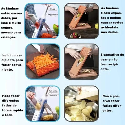 5-in-1 Groentesnijder Set Met Extra Gratis