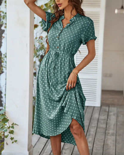 DivaGloed Polka Dot Dress