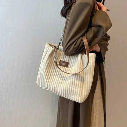 Vrouwen Fluweel Handtas Elegant Zwart