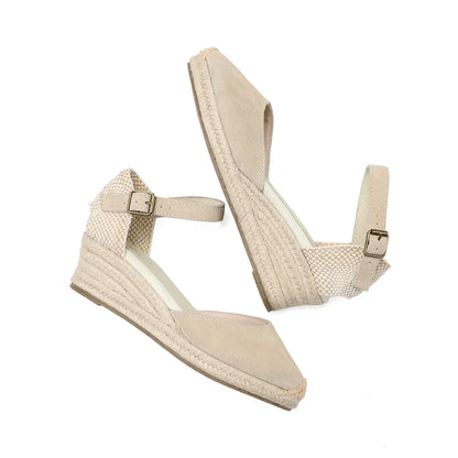 Sole | Sandali Donna Comodi in Pelle Scamosciata-1