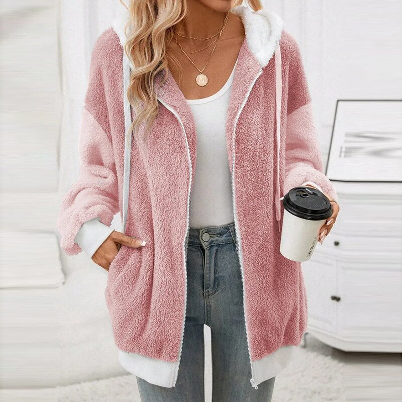 Dames Trui Lange Mouwen Capuchon Warm en Comfortabel - Mode Vibes