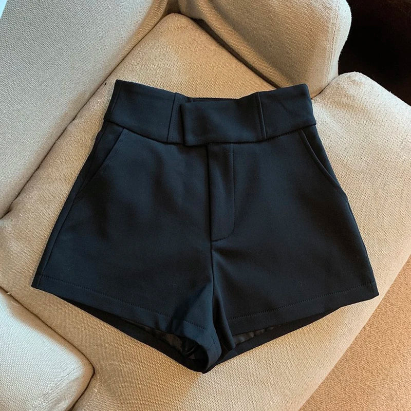 Hoge Taille Shorts Elegante Zomerkleding voor Vrouw - Mode Vibes