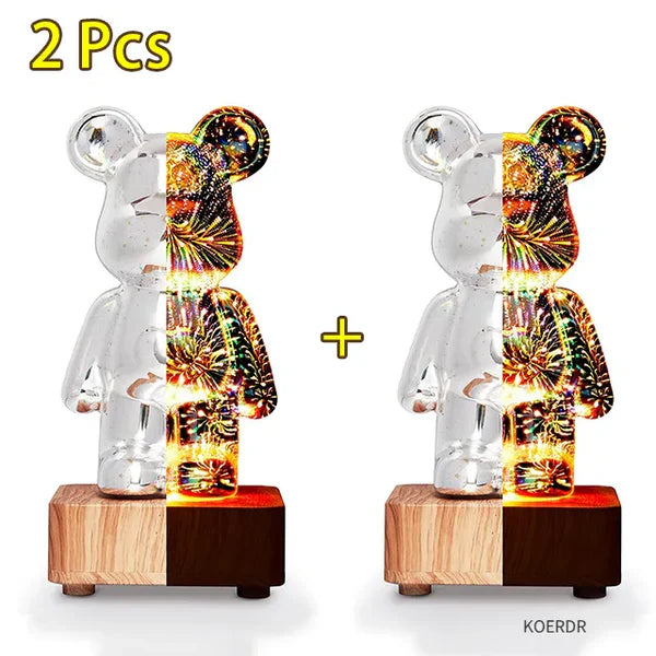 3D Vuurwerk Sfeerlamp Magisch Projectielicht StarBear