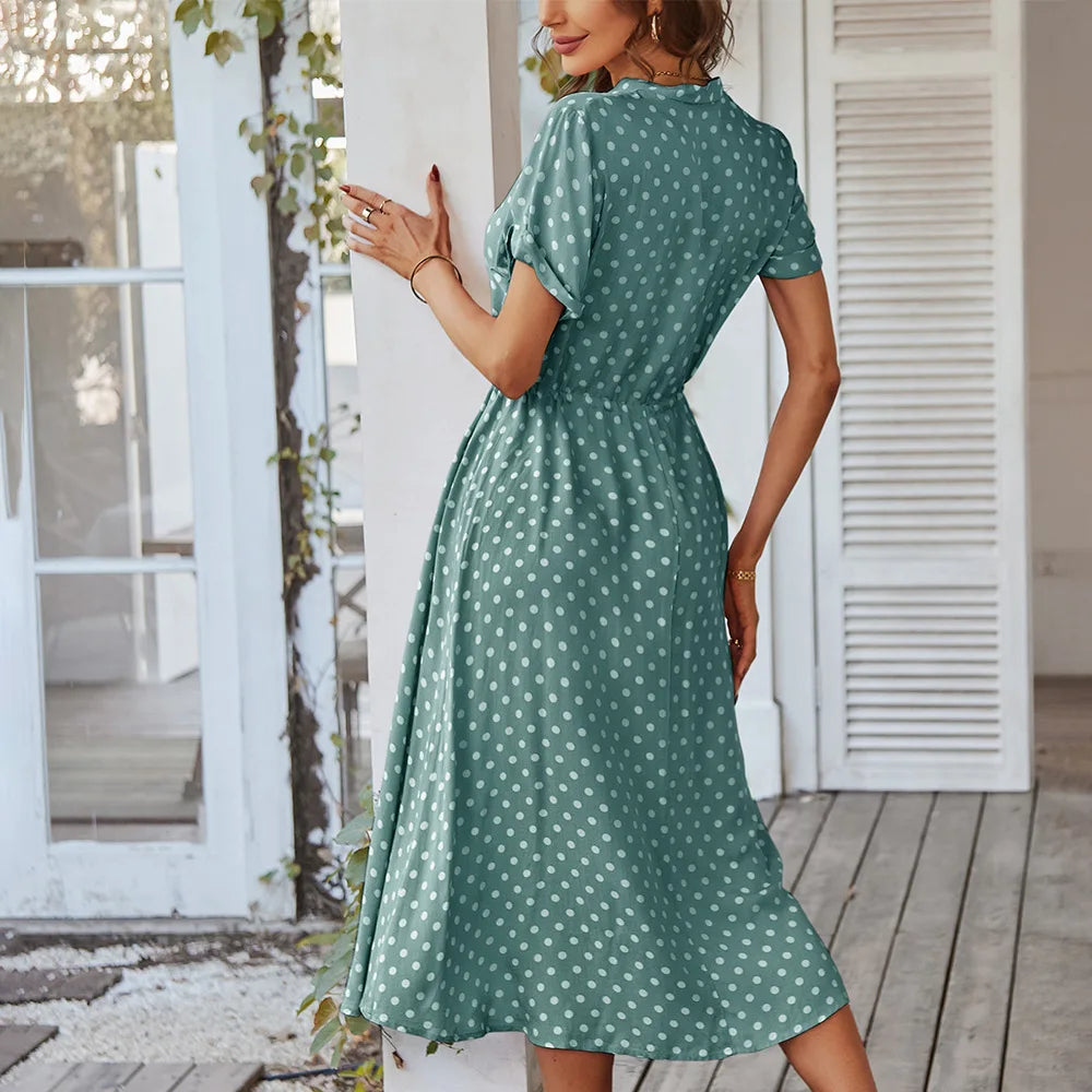 DivaGloed Polka Dot Dress