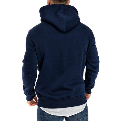 Heren Hoodie Casual met Buidelzak Zacht en Praktisch