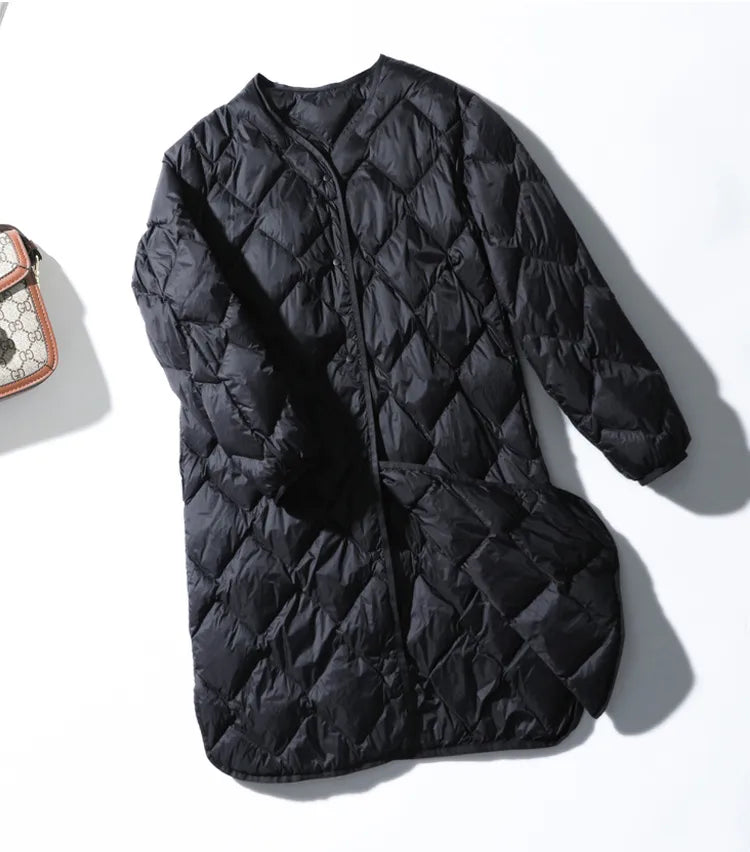 Lange Winterjas Adelaide Warm en Waterdicht - Mode Vibes