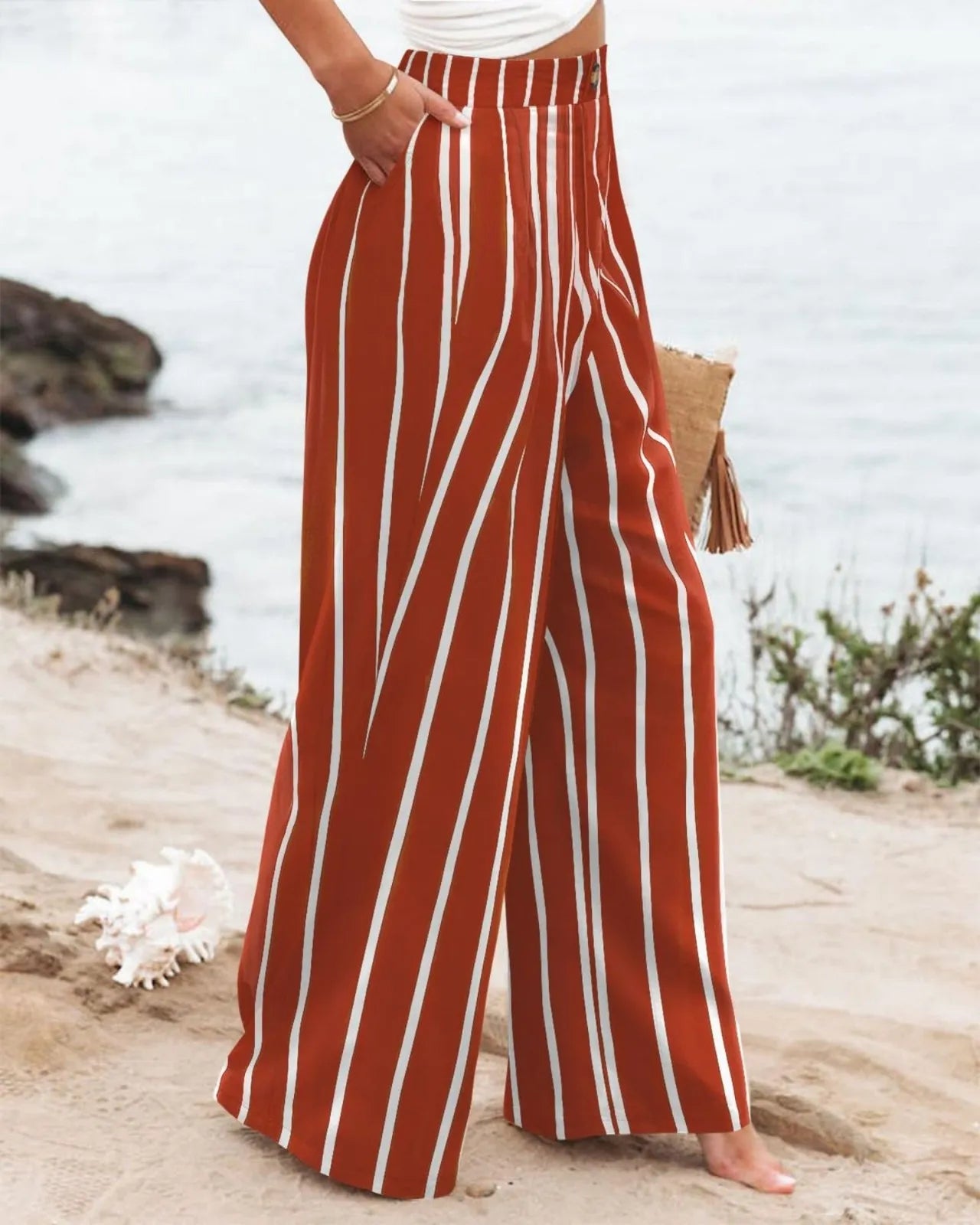 RivieraGlow Wijde Broek Dames