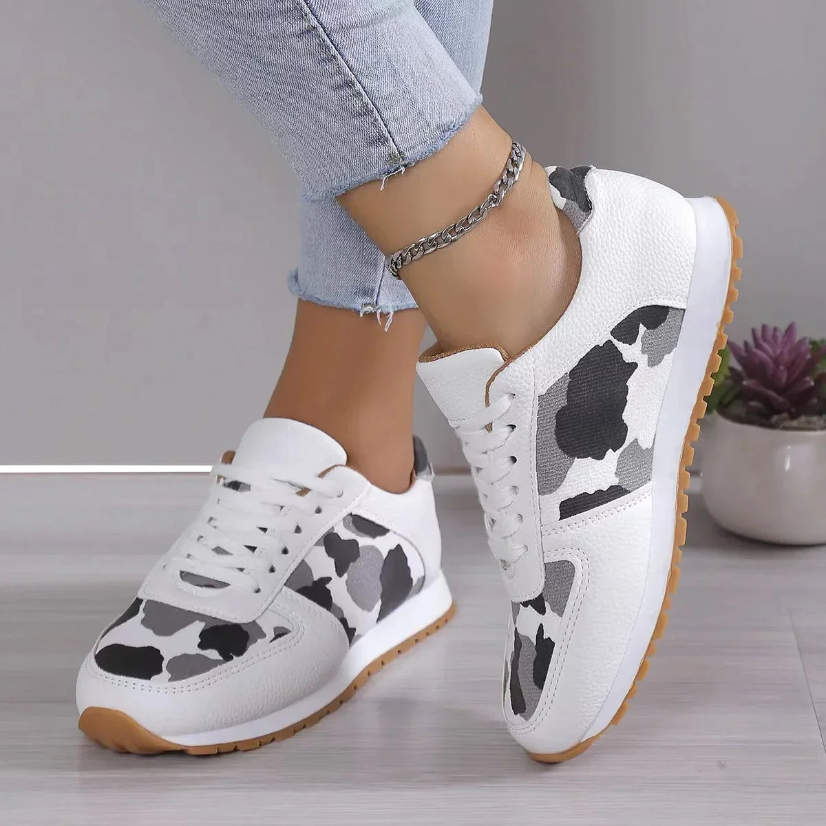 Vrouwenschoenen Casual Stappen Schoenen