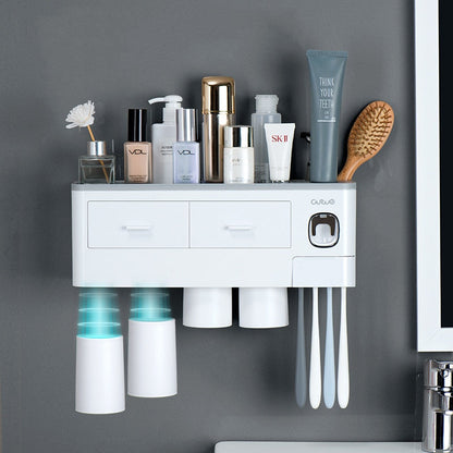 Badkamer Accessoire Set Met Dispenser en Houder