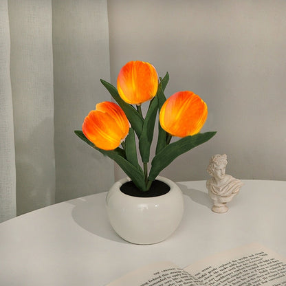 Tulpen Nachtlamp Kleurrijk Dimbaar