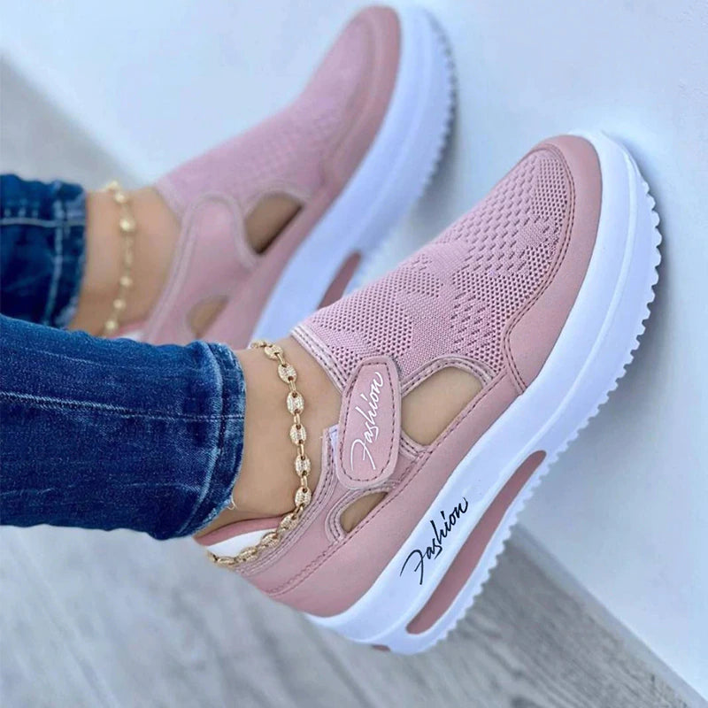 Spring Sneakers Damen Casual Atmungsaktive Sportschuhe-EmiyoSuomi