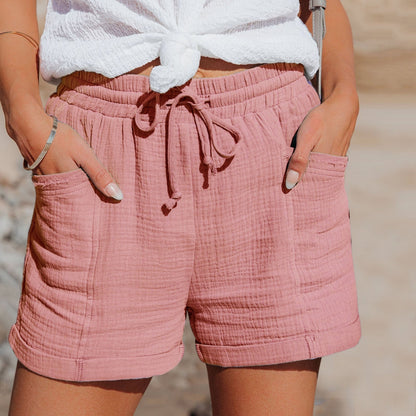 Katoenen Shorts Zomerse Vrouwelijke Stijl