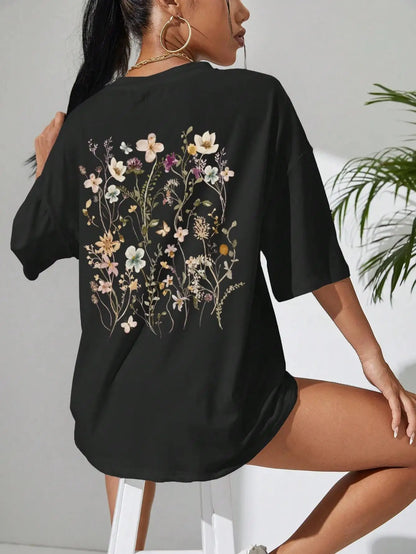 LuxeLente Bloemenprint T-Shirt
