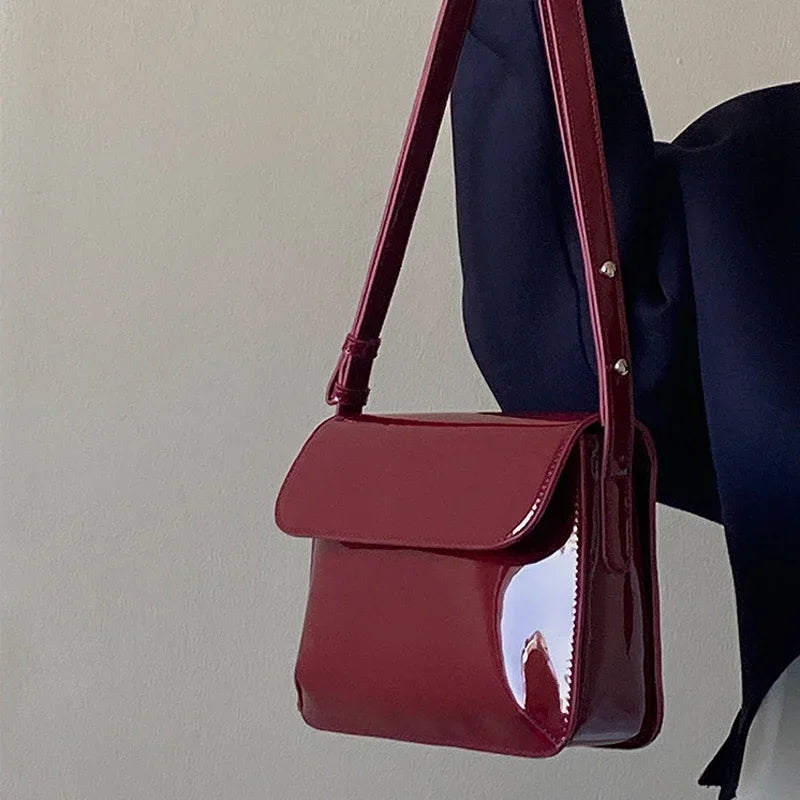 Elegante Chic Rood Schoudertas