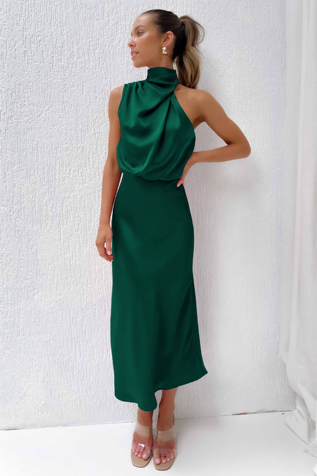 Elegante Maxi Jurk voor Vrouw Zomers Model